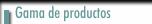 Gama de productos